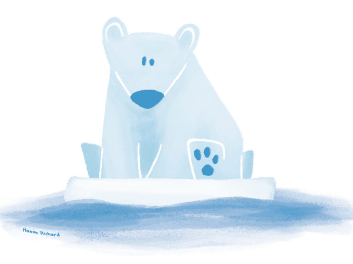 L’ours blanc et l’or bleu